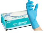 NITRAS® Einmalhandschuhe BLUE WAVE L blau