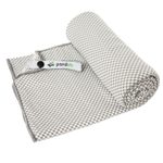 pandoo L Badetuch 80 cm x 160 cm grau
