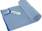 pandoo S Badetuch 40 cm  x 80 cm blau