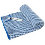 pandoo S Badetuch 40 cm x 80 cm blau