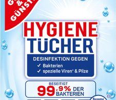 GUT&GÜNSTIG Desinfektionstücher 1-lagig