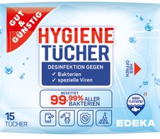 GUT&GÜNSTIG Desinfektionstücher 1-lagig