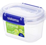 sistema® Frischhaltedose KLIP IT + 7.9 cm hoch 400,0 ml transparent, blau