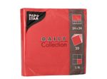PAPSTAR Servietten 24,0 x 24,0 cm 2-lagig rot