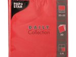 PAPSTAR Servietten 32,0 x 32,0 cm 2-lagig rot