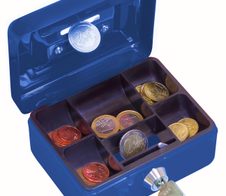 WEDO Geldkassette Gr.0 blau