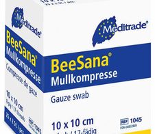 Meditrade® Mull-Kompressen BeeSana® 10 cm x 10 cm