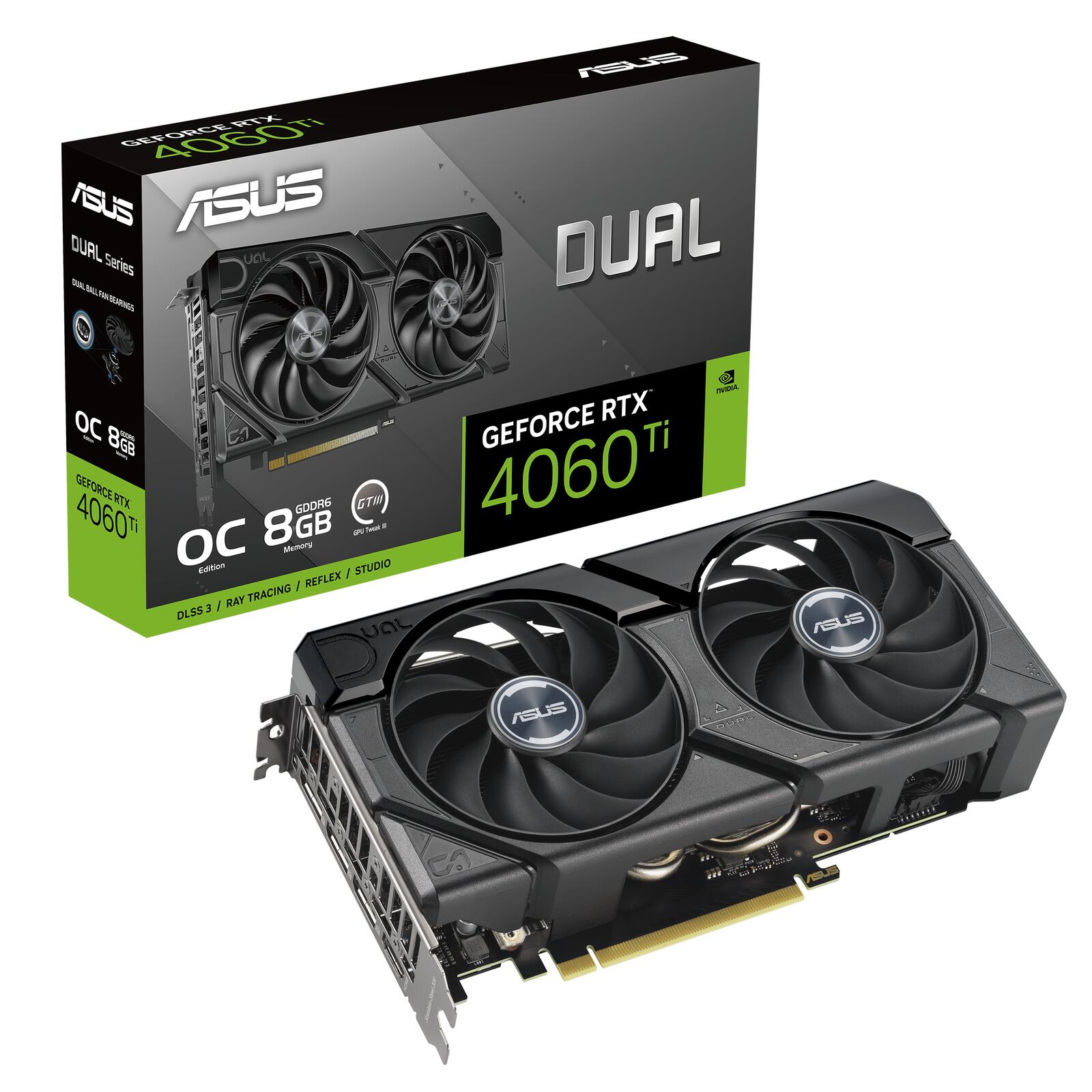 ASUS Dual GeForce RTX 4060 Ti EVO OC Edition