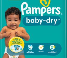 Pampers® Windeln Baby Dry Größe 2 (4-8kg) für Neugeborene (0-3 Monate)