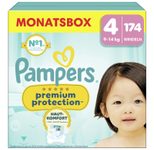 Pampers® Windeln Premium Protection Größe 4 (9-14kg) für Babys und Kleinkinder (4-18 Monate)