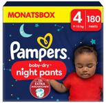 Pampers® Windeln Baby Dry Night Pants Größe 4 (9-15kg) für Babys und Kleinkinder (4-18 Monate)