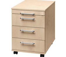 HAMMERBACHER Rollcontainer V1606/3/3/RE ahorn