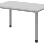HAMMERBACHER höhenverstellbarer Schreibtisch VHS12/5/S lichtgrau