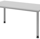HAMMERBACHER höhenverstellbarer Schreibtisch VHS16/5/S lichtgrau