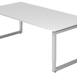 HAMMERBACHER höhenverstellbarer Schreibtisch VRS2E/W/S weiß