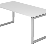 HAMMERBACHER höhenverstellbarer Schreibtisch VRS16/W/S weiß