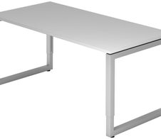 HAMMERBACHER höhenverstellbarer Schreibtisch VRS16/5/S lichtgrau