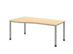 HAMMERBACHER höhenverstellbarer Schreibtisch VHS18/3/S ahorn