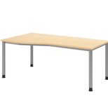 HAMMERBACHER höhenverstellbarer Schreibtisch VHS18/3/S ahorn