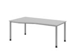 HAMMERBACHER höhenverstellbarer Schreibtisch VHS18/5/S lichtgrau
