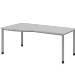 HAMMERBACHER höhenverstellbarer Schreibtisch VHS18/5/S lichtgrau