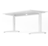HAMMERBACHER höhenverstellbarer Schreibtisch VXB19/W/WW weiß