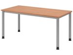 HAMMERBACHER höhenverstellbarer Schreibtisch VHS16/N/S nussbaum