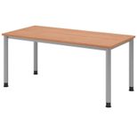 HAMMERBACHER höhenverstellbarer Schreibtisch VHS16/N/S nussbaum
