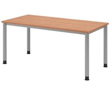 HAMMERBACHER höhenverstellbarer Schreibtisch VHS16/N/S nussbaum