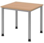 HAMMERBACHER höhenverstellbarer Schreibtisch VHS08/E/S eiche