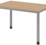 HAMMERBACHER höhenverstellbarer Schreibtisch VHS12/E/S eiche