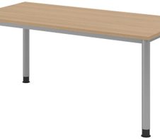 HAMMERBACHER höhenverstellbarer Schreibtisch VHS16/E/S eiche