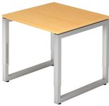 HAMMERBACHER höhenverstellbarer Schreibtisch VRS08/6/S buche