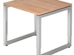 HAMMERBACHER höhenverstellbarer Schreibtisch VRS08/N/S nussbaum