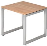 HAMMERBACHER höhenverstellbarer Schreibtisch VRS08/N/S nussbaum