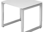 HAMMERBACHER höhenverstellbarer Schreibtisch VRS08/W/S weiß