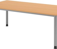 HAMMERBACHER höhenverstellbarer Schreibtisch VHS2E/6/S buche