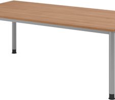 HAMMERBACHER höhenverstellbarer Schreibtisch VHS2E/N/S nussbaum