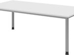 HAMMERBACHER höhenverstellbarer Schreibtisch VHS2E/W/S weiß