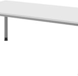 HAMMERBACHER höhenverstellbarer Schreibtisch VHS2E/W/S weiß