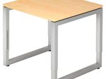 HAMMERBACHER höhenverstellbarer Schreibtisch VRS08/3/S ahorn