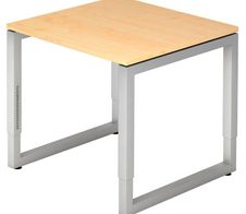 HAMMERBACHER höhenverstellbarer Schreibtisch VRS08/3/S ahorn