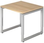 HAMMERBACHER höhenverstellbarer Schreibtisch VRS08/E/S eiche