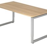 HAMMERBACHER höhenverstellbarer Schreibtisch VRS16/E/S eiche