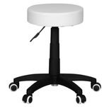 AMSTYLE Hocker SPM1.037 Kunstleder weiß