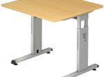 HAMMERBACHER höhenverstellbarer Schreibtisch VOS08/6/S buche
