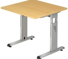 HAMMERBACHER höhenverstellbarer Schreibtisch VOS08/6/S buche