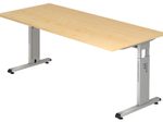 HAMMERBACHER höhenverstellbarer Schreibtisch VOS19/3/S ahorn
