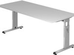 HAMMERBACHER höhenverstellbarer Schreibtisch VOS19/5/S lichtgrau