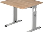 HAMMERBACHER höhenverstellbarer Schreibtisch VOS08/N/S nussbaum